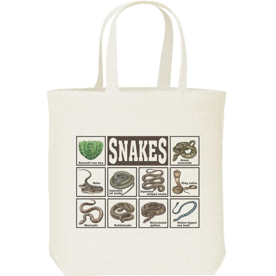ヘビ大好き！/キャンバスバッグ・M　トートバッグ | 
