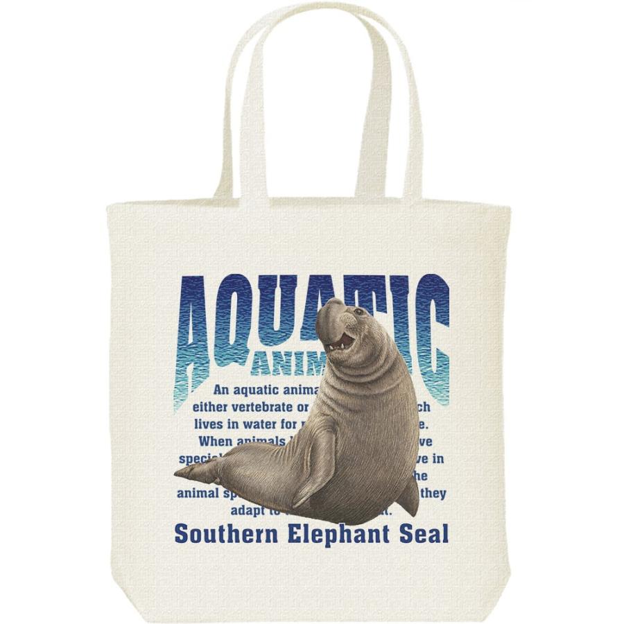 ミナミ ゾウアザラシ 水棲生物シリーズ キャンバスバッグ M トートバッグ Bm485 Myds 通販 Yahoo ショッピング