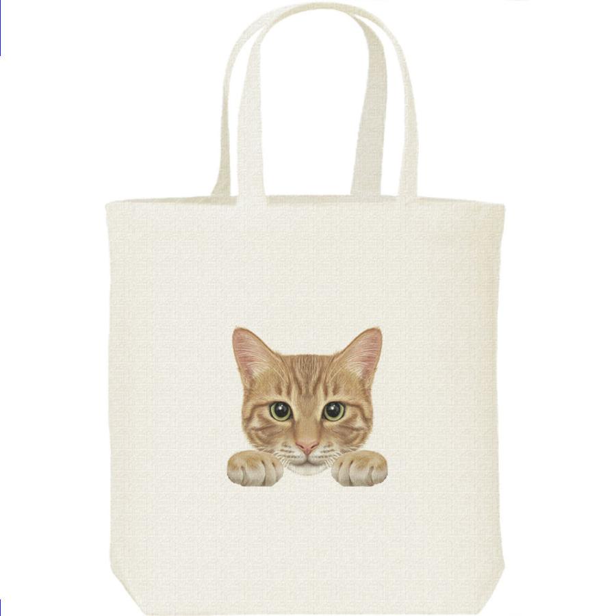 猫の顔・茶トラ/キャンバスバッグ・M　トートバッグ | 