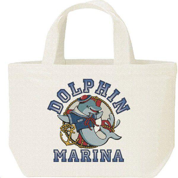 イルカ（海豚の水兵さん）いるか/キャンバスバッグ・S　ランチバッグ | 