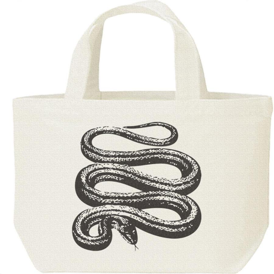 蛇（シマヘビ）/キャンバスバッグ・S　ランチバッグ | 