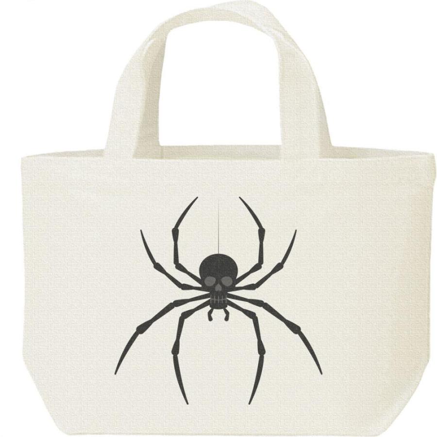 ドクロ蜘蛛（クモ）/キャンバスバッグ・S　ランチバッグ | 
