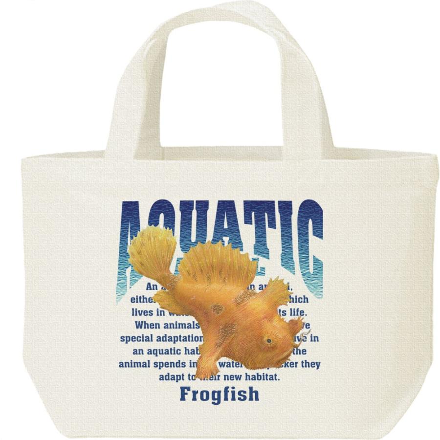 カエルアンコウ(水棲生物シリーズ)/キャンバスバッグ・S　ランチバッグ | 