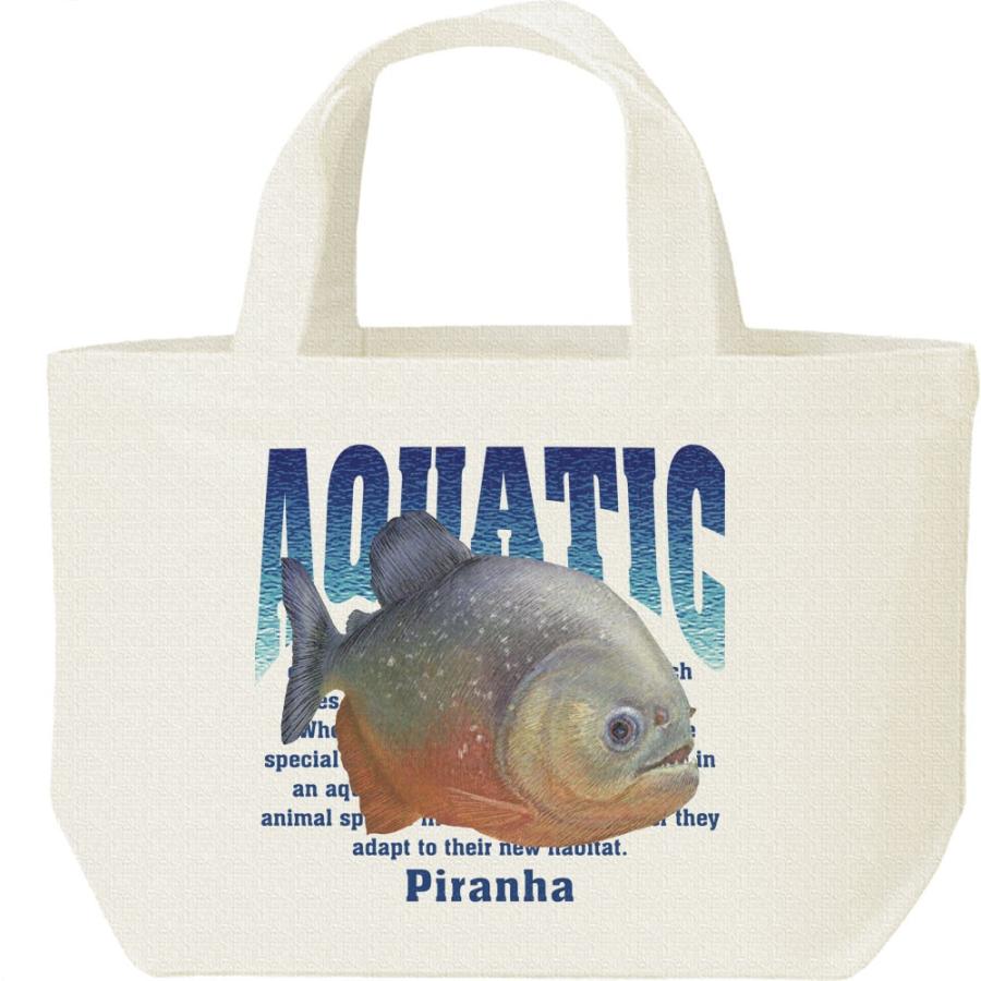 ピラニア(水棲生物シリーズ)/キャンバスバッグ・S　ランチバッグ | 