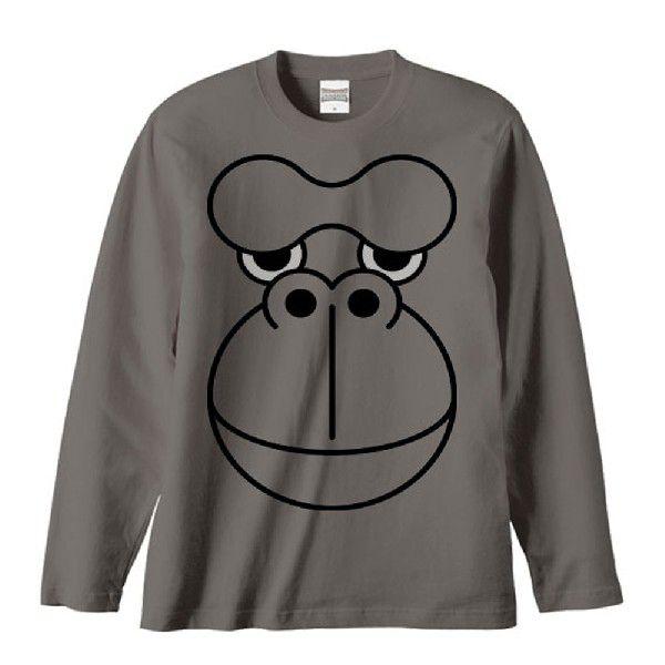 ゴリラ（ファニーフェイス・ごりら）/長袖Ｔシャツ |  | 02