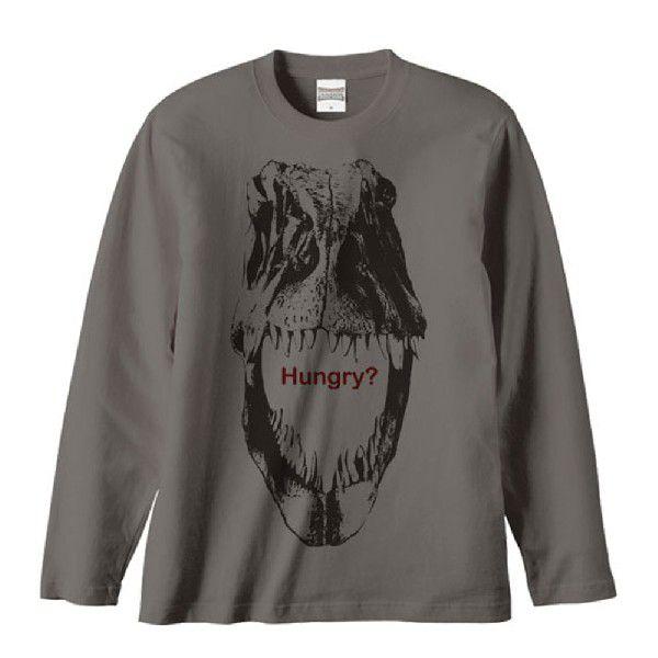 恐竜の頭骨（ティラノザウルス・レックス）化石/長袖Ｔシャツ |  | 03
