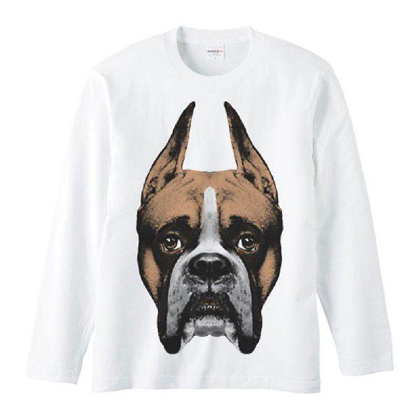 ボクサー（犬）の顔/長袖Ｔシャツ |  | 01