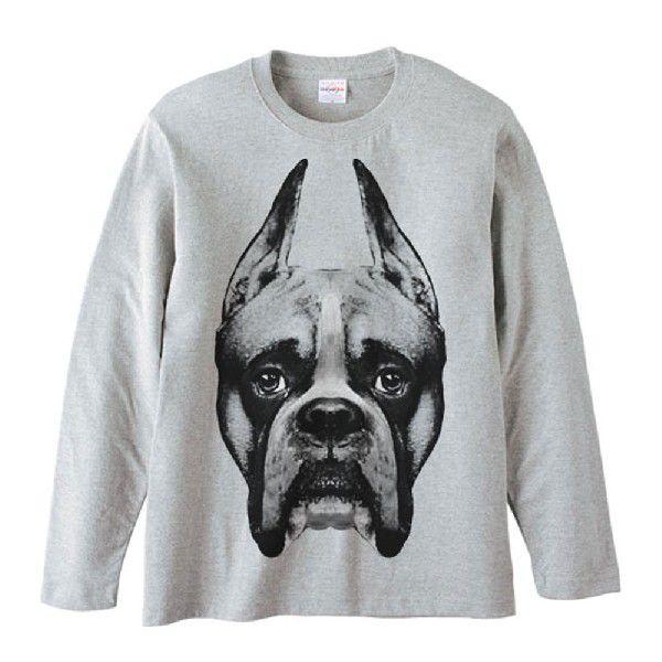 ボクサー（犬）の顔/長袖Ｔシャツ |  | 02