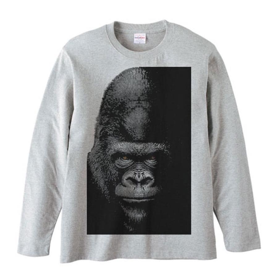 暗闇のゴリラ（ごりら）/長袖Ｔシャツ |  | 02