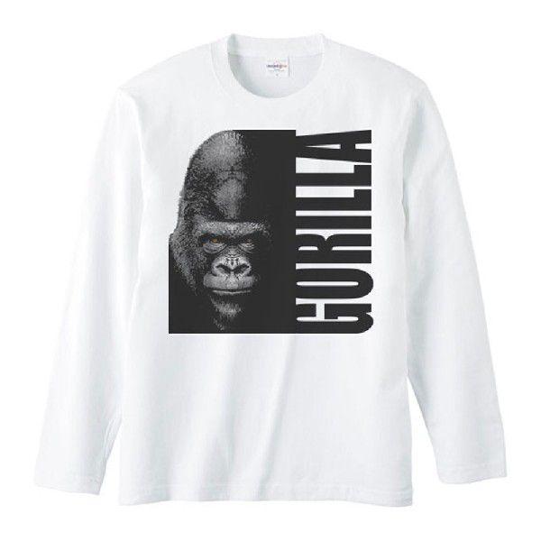 ゴリラ&ロゴ（ごりら）/長袖Ｔシャツ |  | 01