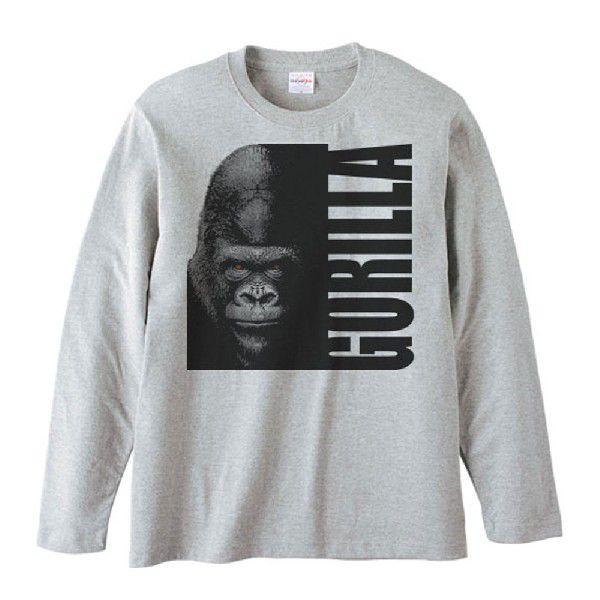 ゴリラ&ロゴ（ごりら）/長袖Ｔシャツ |  | 02