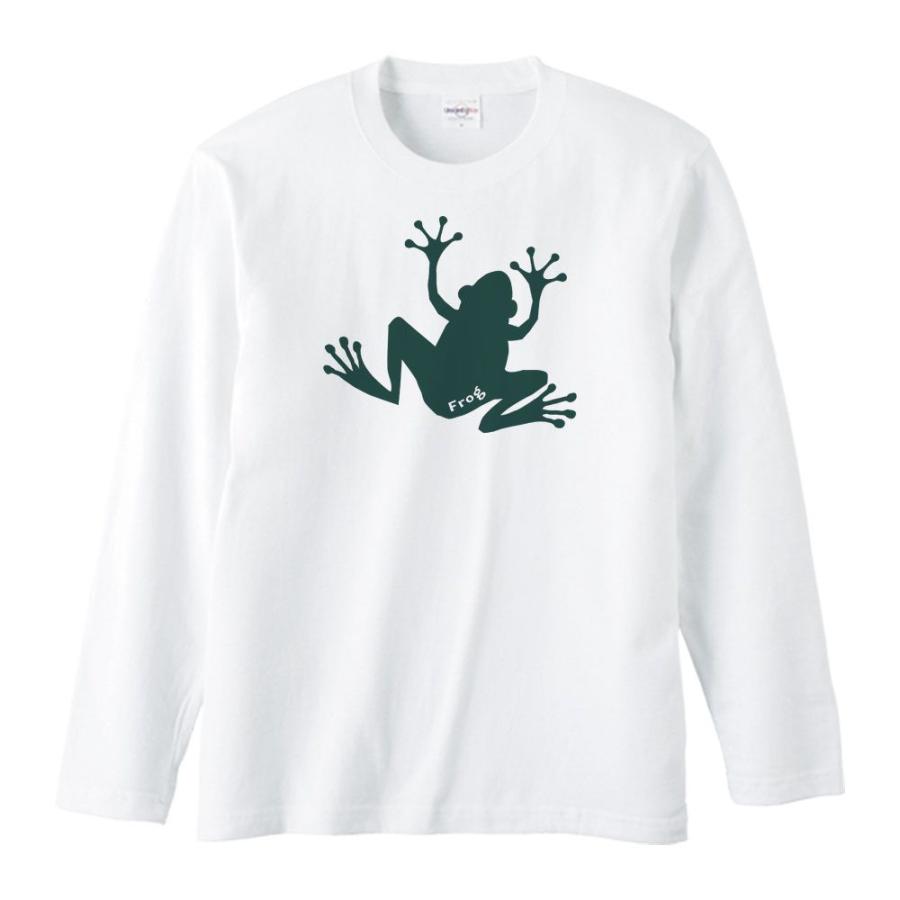 カエル 蛙シルエット 長袖ｔシャツ Lt106 Myds 通販 Yahoo ショッピング
