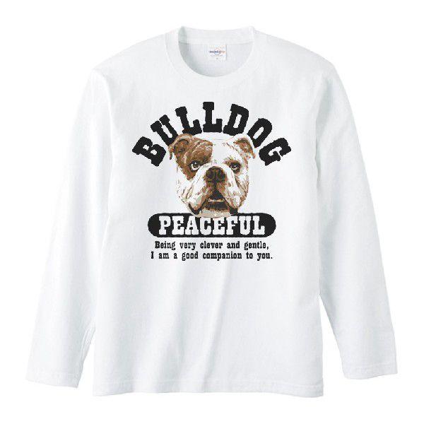 穏やかブルドッグ（ぶるどっぐ）/長袖Ｔシャツ |  | 01