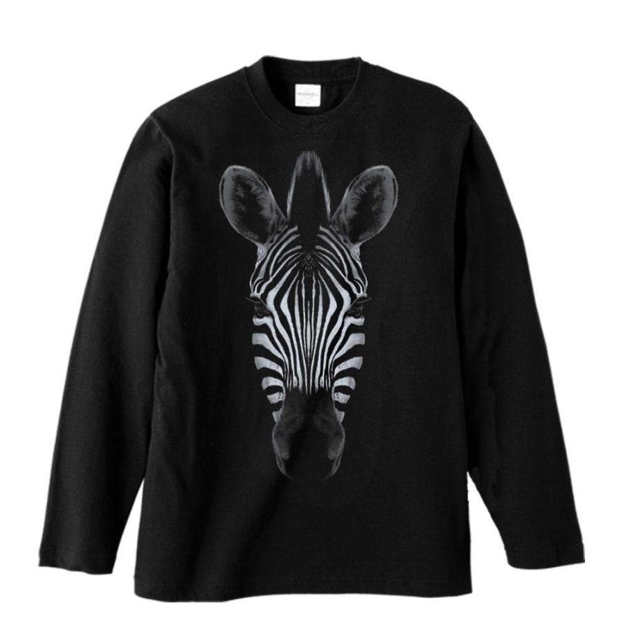 シマウマの顔 長袖ｔシャツ Lt380 Myds 通販 Yahoo ショッピング