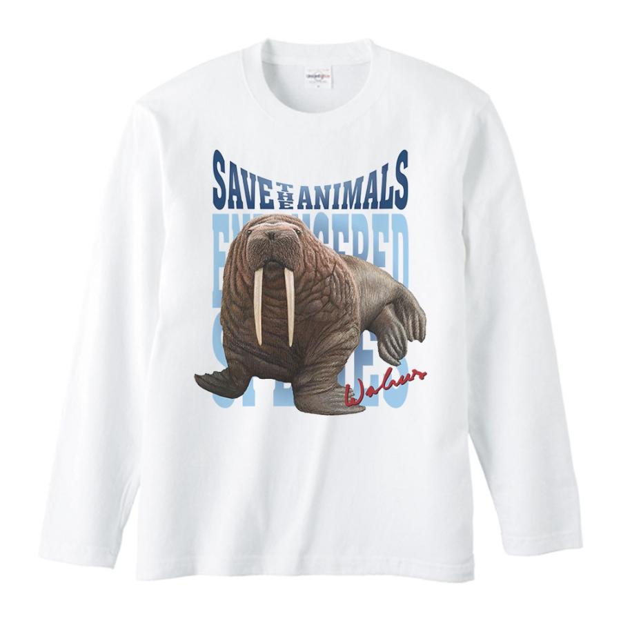セイウチ（絶滅危惧動物）/長袖Tシャツ : MYDS - 通販 - Yahoo