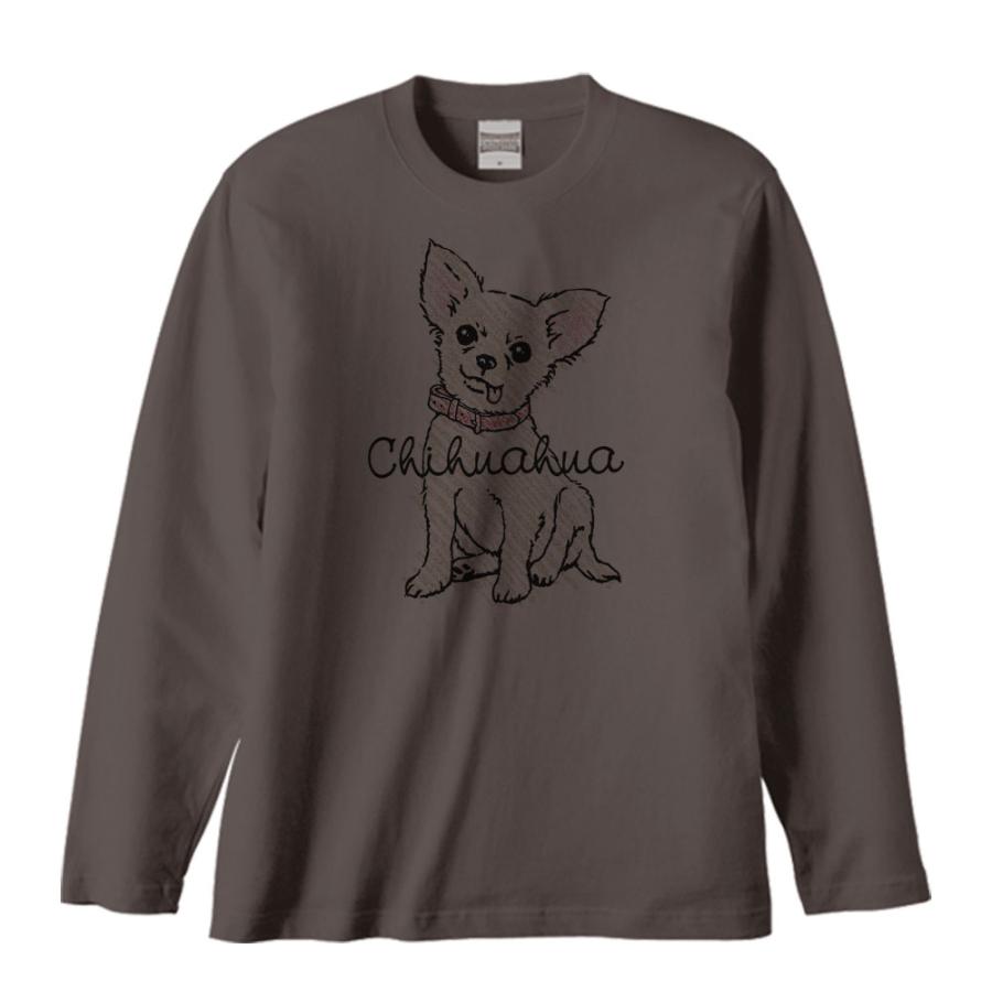クレヨンタッチ・チワワ（単色）/長袖Ｔシャツ |  | 02