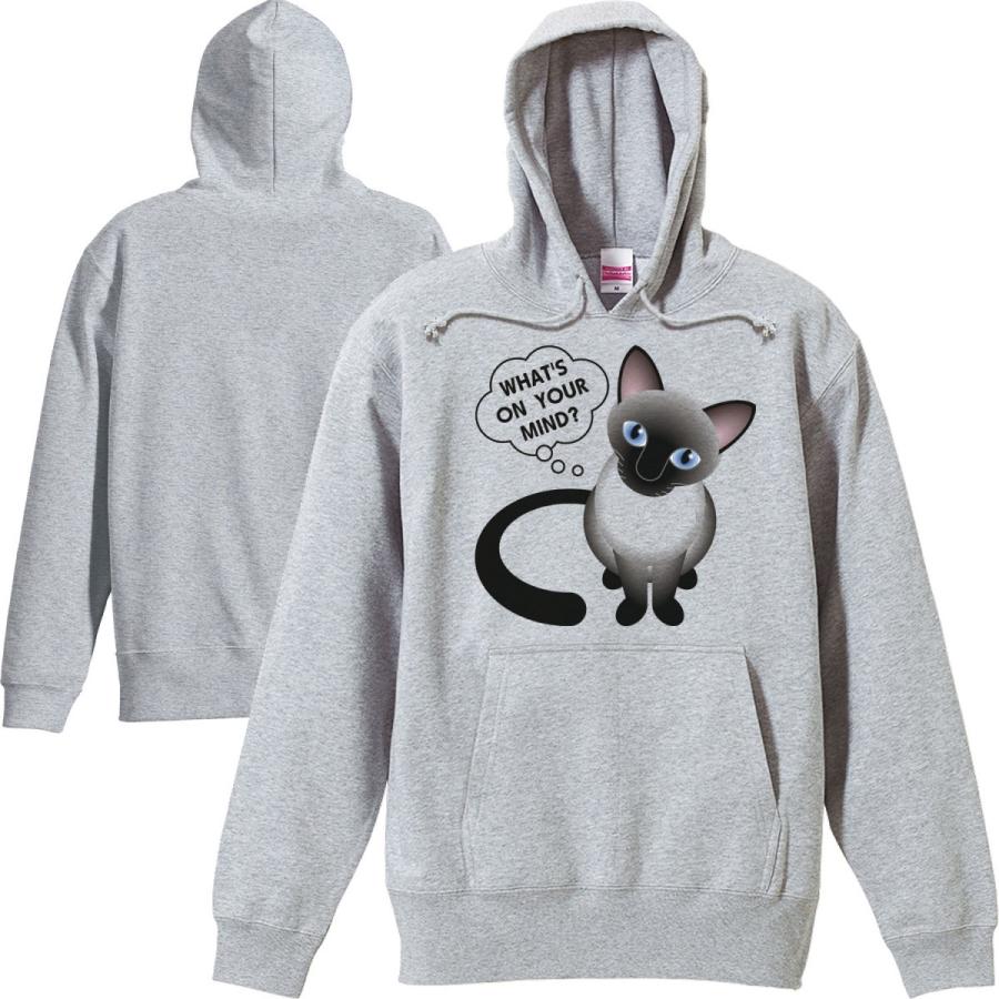 シャム猫（何を考えているの？）しゃむねこ/パーカー | 