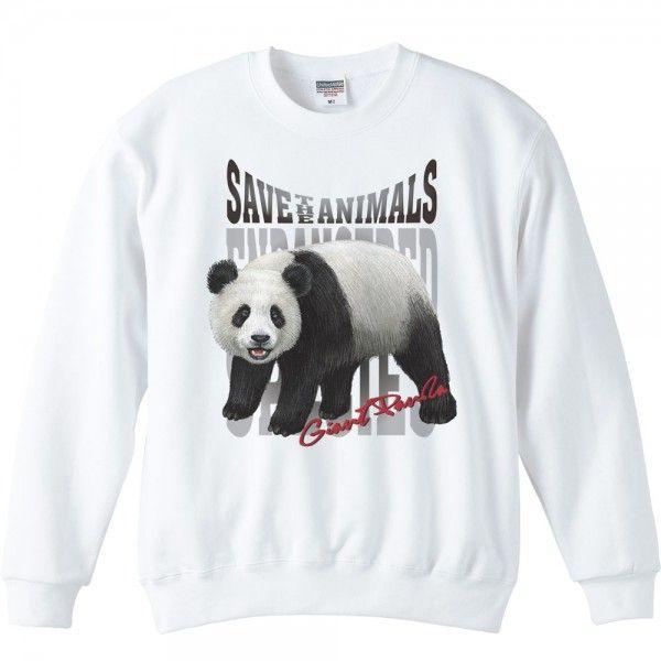 ジャイアント・パンダ（絶滅危惧動物）ぱんだ/トレーナー | 