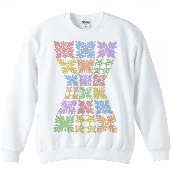 ハワイアンキルト柄（トロピカル＆リゾート）/トレーナー | 