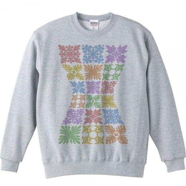 ハワイアンキルト柄（トロピカル＆リゾート）/トレーナー |  | 01