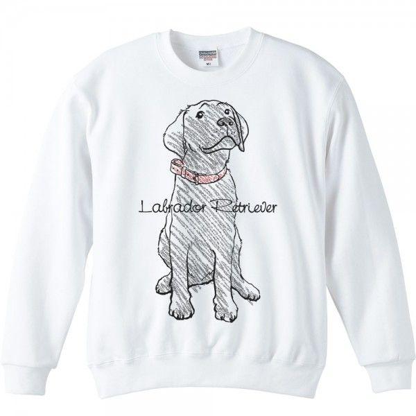 黒ラブラドール レトリバー（クレヨンタッチ）/トレーナー | 