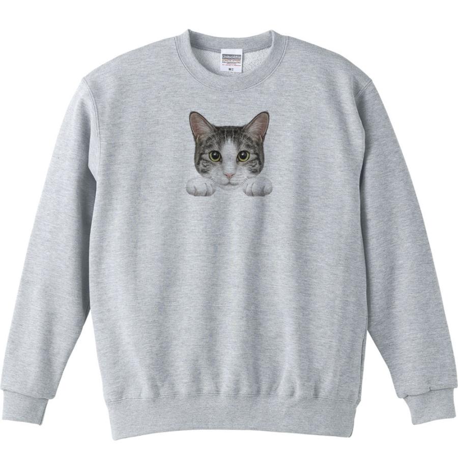 猫の顔・サバ白/トレーナー |  | 01