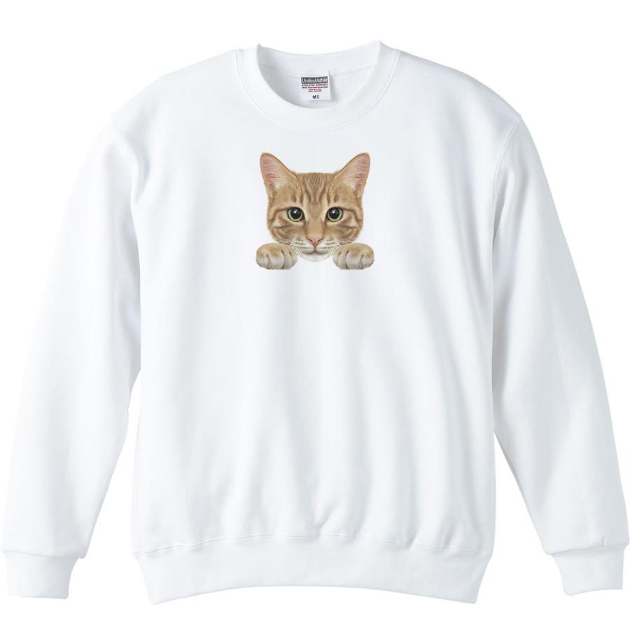 猫の顔・茶トラ/トレーナー | 