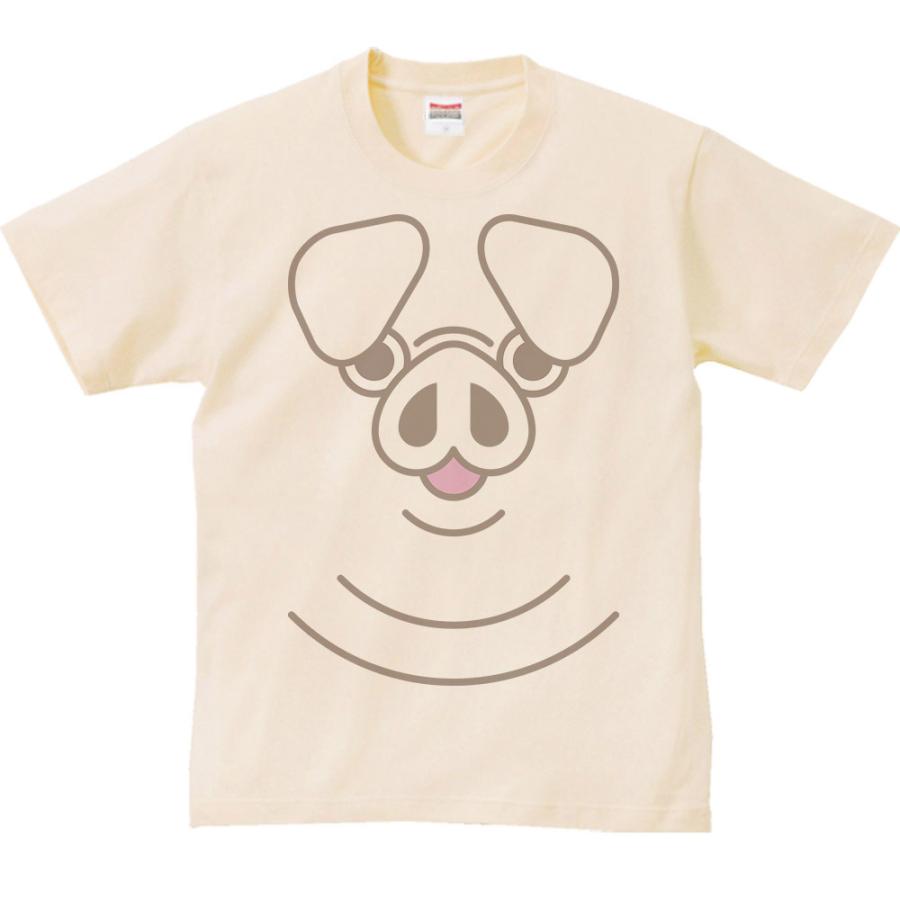 ブタ（豚）ファニーフェイス・ぶた/半袖Ｔシャツ　　 | 
