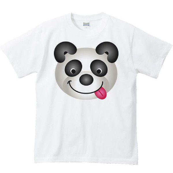 ぱんだ（キュートなパンダの顔）/半袖Ｔシャツ　　 | 