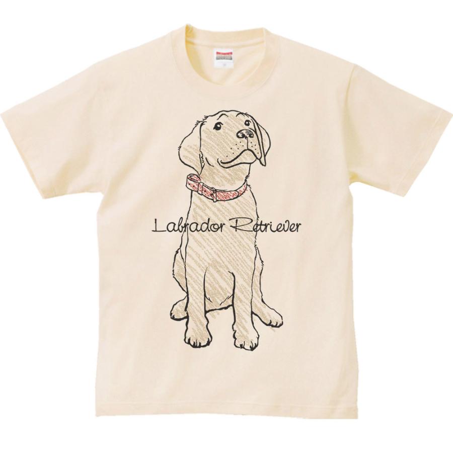 ラブラドール レトリバー（クレヨンタッチ）犬/半袖Tシャツ : MYDS