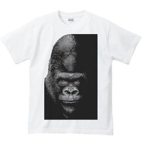 暗闇のゴリラ（ごりら）/半袖Ｔシャツ　　 |  | 01