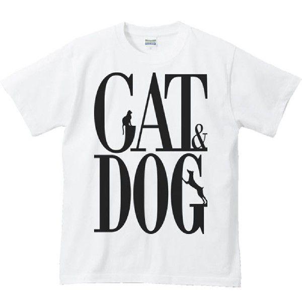 キャット＆ドッグ（犬猿の仲）/半袖Ｔシャツ　　 |  | 01