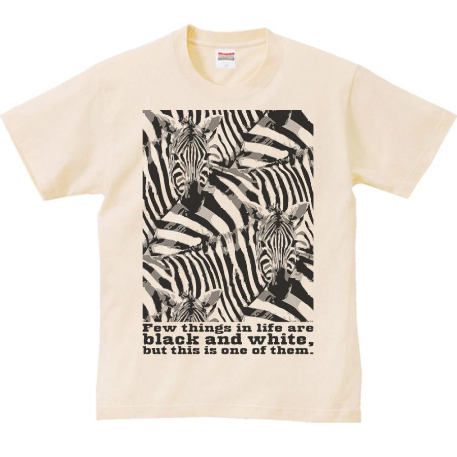 シマウマの群れ（白黒つけられる縞馬）/半袖Ｔシャツ　　 |  | 01