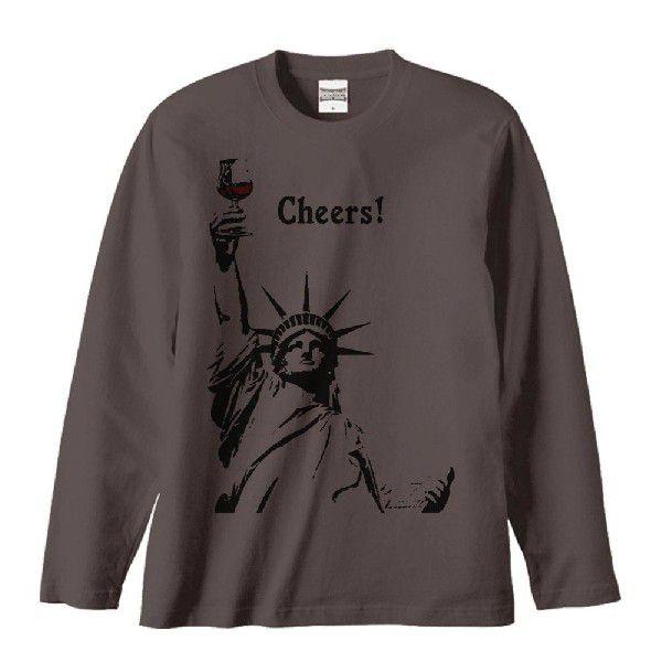 自由の女神（カンパイ！）じゆうのめがみ/半袖Tシャツ : MYDS - 通販