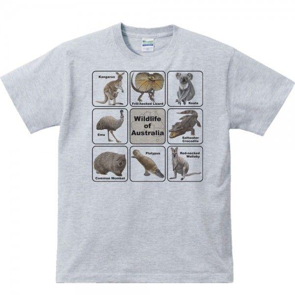 オーストラリアの野生動物/半袖Tシャツ : MYDS - 通販 - Yahoo 