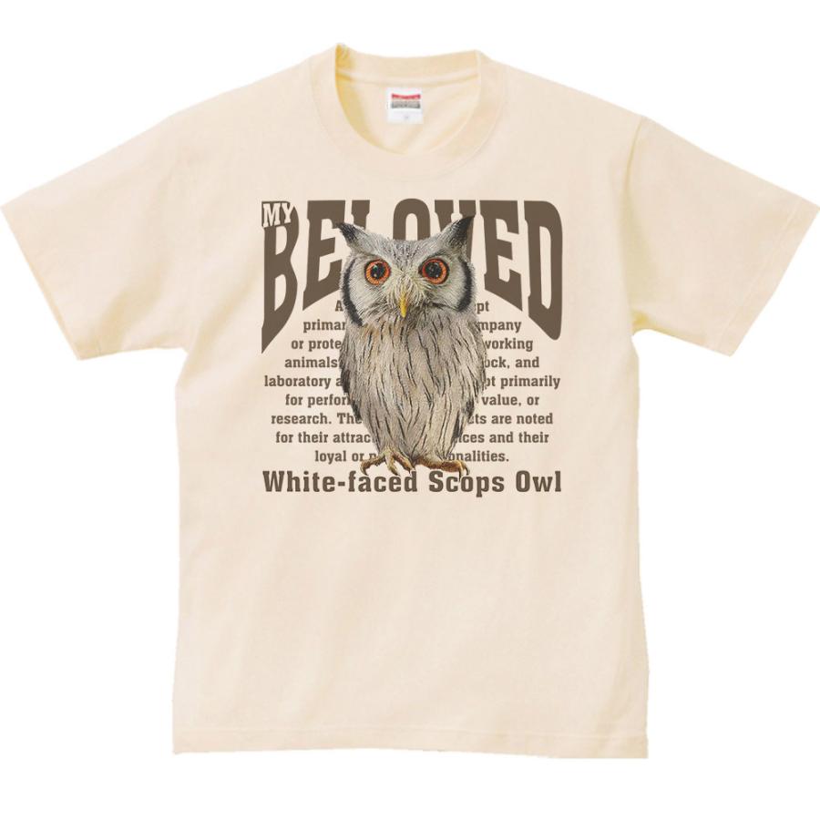 アフリカ オオコノハズク（梟）フクロウ/ペット シリーズ/半袖Ｔシャツ　　 |  | 01