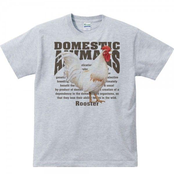 鶏（ニワトリ）/飼育動物・家畜/半袖Ｔシャツ　　 |  | 02