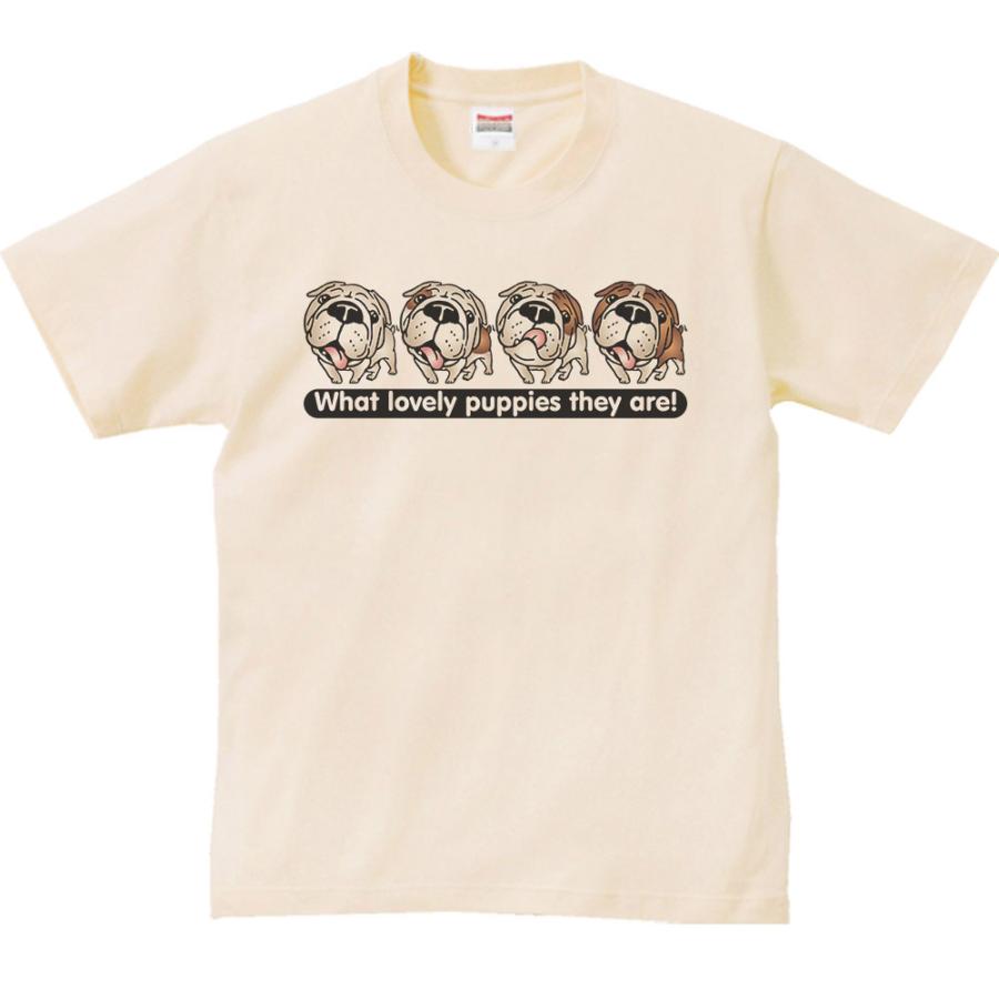 ブルドッグ4兄弟（子犬）/半袖Ｔシャツ |  | 01