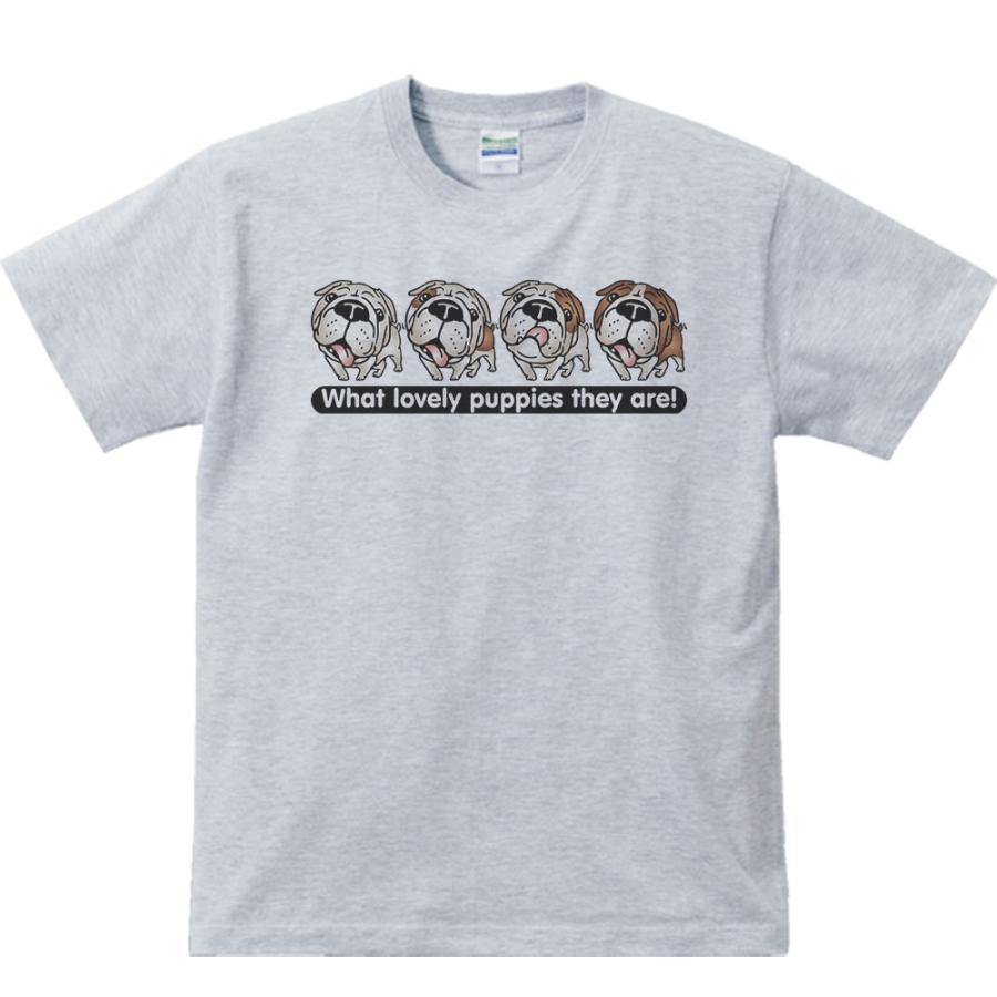 ブルドッグ4兄弟（子犬）/半袖Ｔシャツ |  | 02