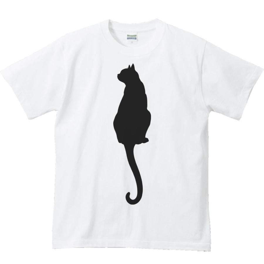 猫シルエット 後ろ姿 半袖ｔシャツ St333 Myds 通販 Yahoo ショッピング