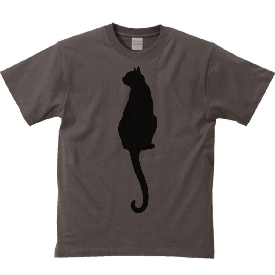 猫シルエット（後ろ姿）/半袖Ｔシャツ　　 |  | 03