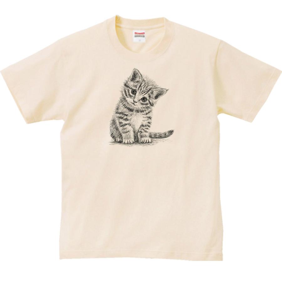 子猫（デッサン風 小猫）/半袖Ｔシャツ　　 |  | 01