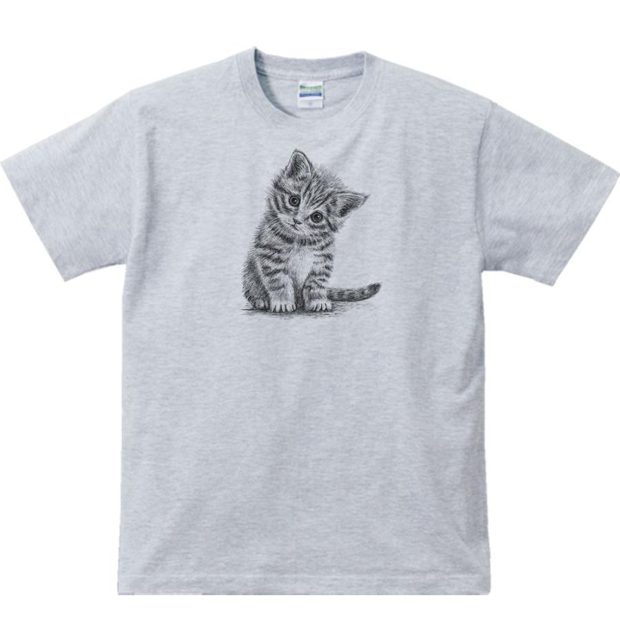 子猫（デッサン風 小猫）/半袖Ｔシャツ　　 |  | 02