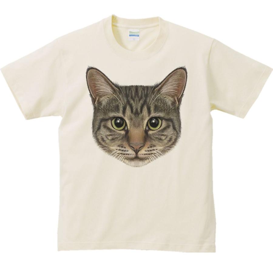 ミックス猫の顔 キジトラ 雑種 半袖ｔシャツ St337 Myds 通販 Yahoo ショッピング