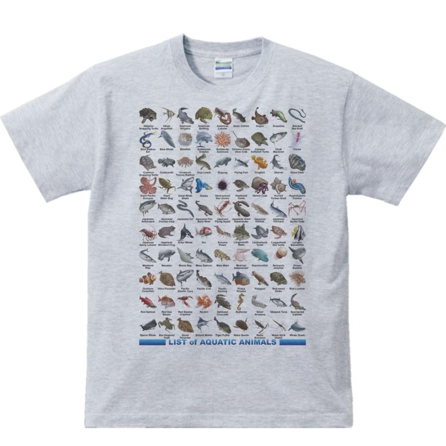 魚類＆水棲生物のリスト/半袖Ｔシャツ　　 |  | 02
