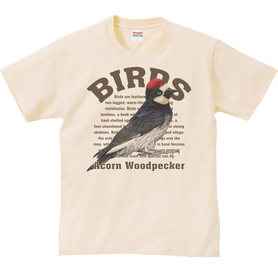 ドングリ キツツキ（鳥シリーズ）/半袖Ｔシャツ |  | 02