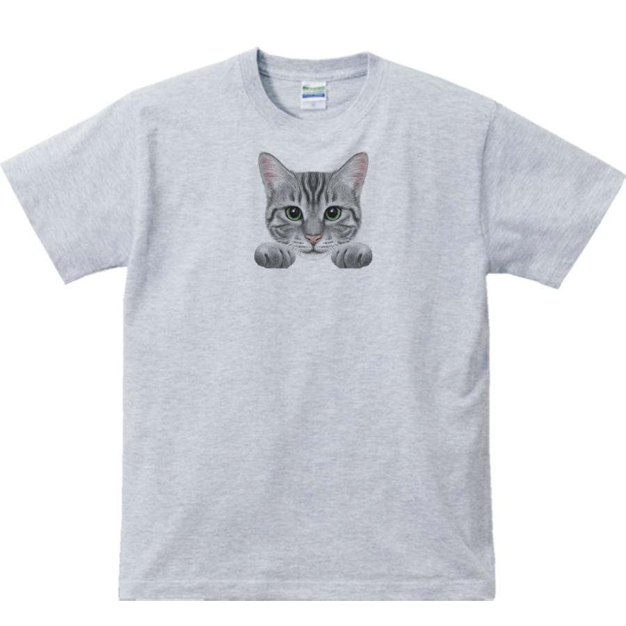 猫の顔・クラシックタビー（アメショ）/半袖Ｔシャツ | 