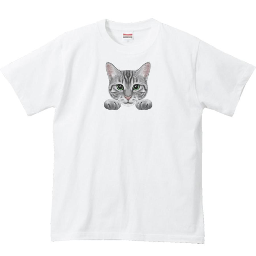 猫の顔・クラシックタビー（アメショ）/半袖Ｔシャツ |  | 01