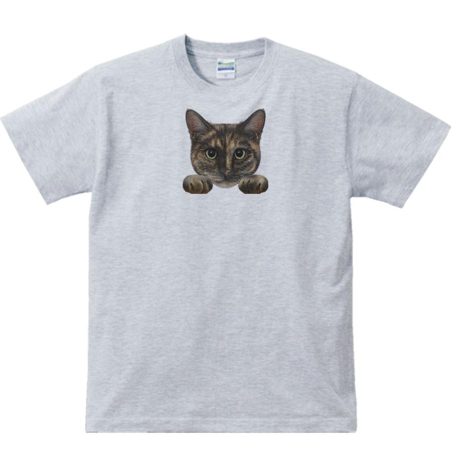 猫の顔・サビ猫/半袖Ｔシャツ |  | 02