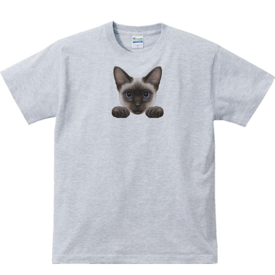 猫の顔・シールポイント（シャム猫）/半袖Ｔシャツ |  | 02